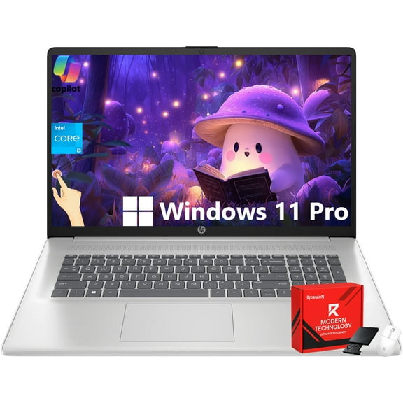 HP 15.6" Touchscreen Laptop, Intel Core i3-1315U, 64GB RAM, 2TB SSD, Windows 11 Pro, Copilot AI, Wi-Fi 6, Bluetooth, HD Display, Business & Student Ready