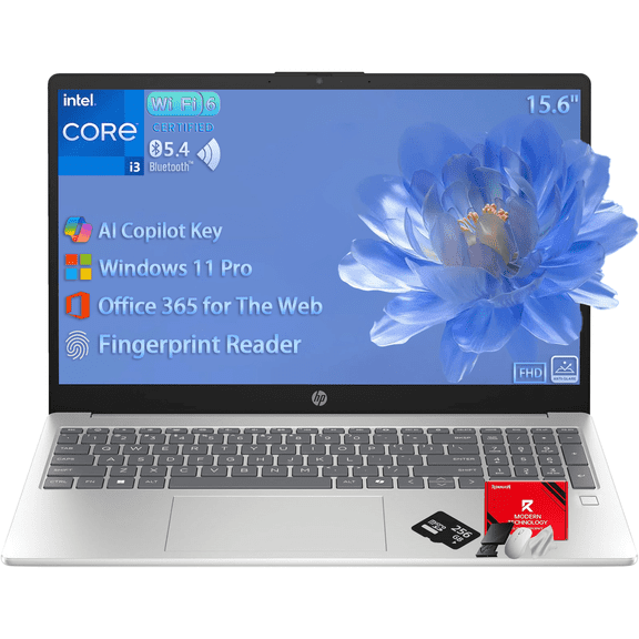 HP 15.6" Touchscreen Laptop for Business & College,13th Gen Intel Core i3-1315U, 16GB RAM, 1TB SSD, Long Battery, Windows 11 Pro