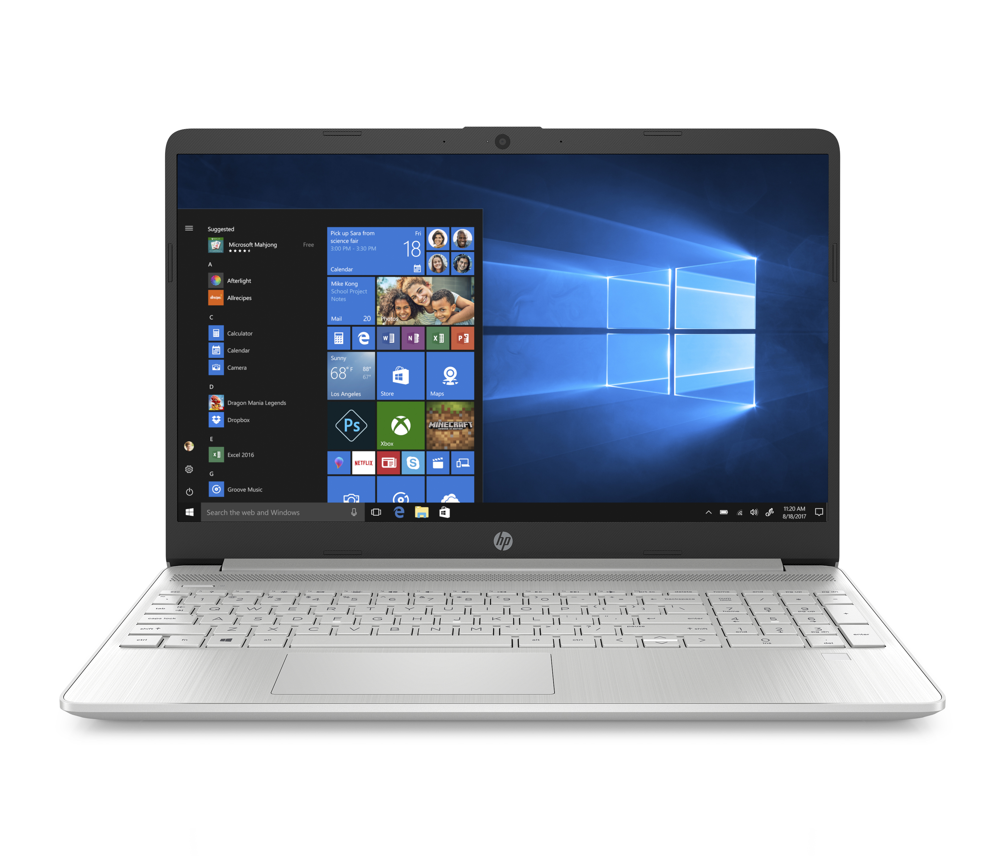 HP 15.6" i3 Touch 8GB/256GB Laptop-Silver - image 1 of 10