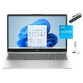 thumbnail image 1 of HP 15.6 inch FHD Laptop, Intel Core i3-N305 Processor, 16GB RAM, 256GB SSD, Fingerprint Reader, Windows 11 Home,Natural Silver with Mazepoly Accessories, 1 of 5