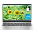 thumbnail image 1 of HP 15.6 inch HD Touchscreen Laptop Intel Core i3-N305 16GB RAM 1TB SSD Natural Silver, 1 of 6