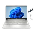 thumbnail image 1 of HP 15.6 inch Screen FHD Laptop, Intel Core i5-1135G7 4-Core(Up to 4.2GHz), 16GB RAM, 1TB SSD, WiFi, Bluetooth, Iris Xe Graphics, Natural Silver, Windows 11 Home with Mazepoly Accessories, 1 of 5
