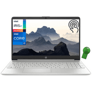 HP 15 Business Laptop Computer, 15.6" Touchscreen FHD, 12th Gen Intel 10-Core i7-1255U, 16GB DDR4 RAM, 512GB PCIe SSD, 802.11AC WiFi, Bluetooth, Silver, Windows 11 Home in S mode
