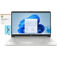 thumbnail image 1 of HP 15-DY50 Home/Business Laptop (Intel i7-1255U 10-Core, 15.6in 60 Hz Touch Full HD (1920x1080), Intel Iris Xe, 16GB RAM, Win 11 Home S-Mode) with Microsoft 365 Personal , Dockztorm Hub, 1 of 7