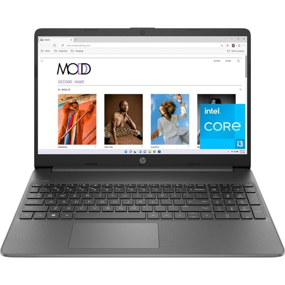 HP 15-DY500 Laptop 2023-15.6" FHD Intel UHD Graphics - Intel Core i3-1215U 6 Cores - 16GB DDR4 512GB NVMe SSD-Wi-Fi 5- Win10 32GB USB - Gray
