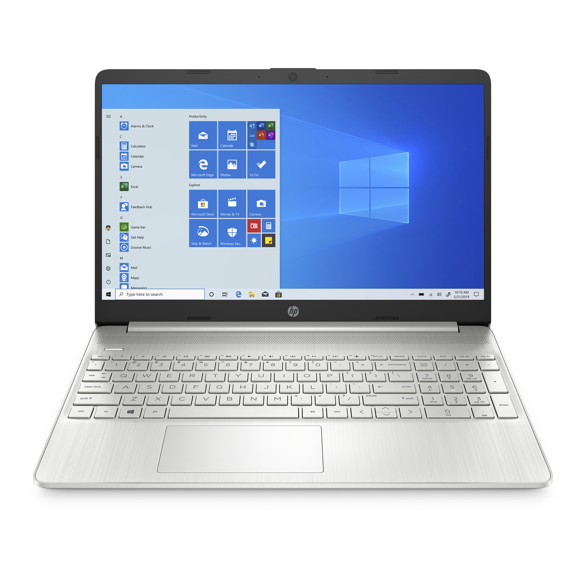 HP 15-EF1010NR 15.6" Notebook with AMD Athlon Gold 3150U 4GB DDR4 128GB SSD Windows 10 Home in S mode Laptop - image 1 of 3