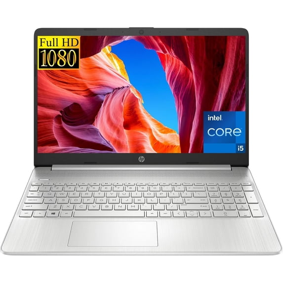 HP 15 Laptop, 15.6" FHD Display, Intel Core i5-1135G7(Beats i7-1065G7), 32GB RAM, 1TB SSD, Intel Iris Xe Graphics, Numeric Keypad, Webcam, Wi-Fi, Bluetooth, Windows 11 Home, Cefesfy USB Hub