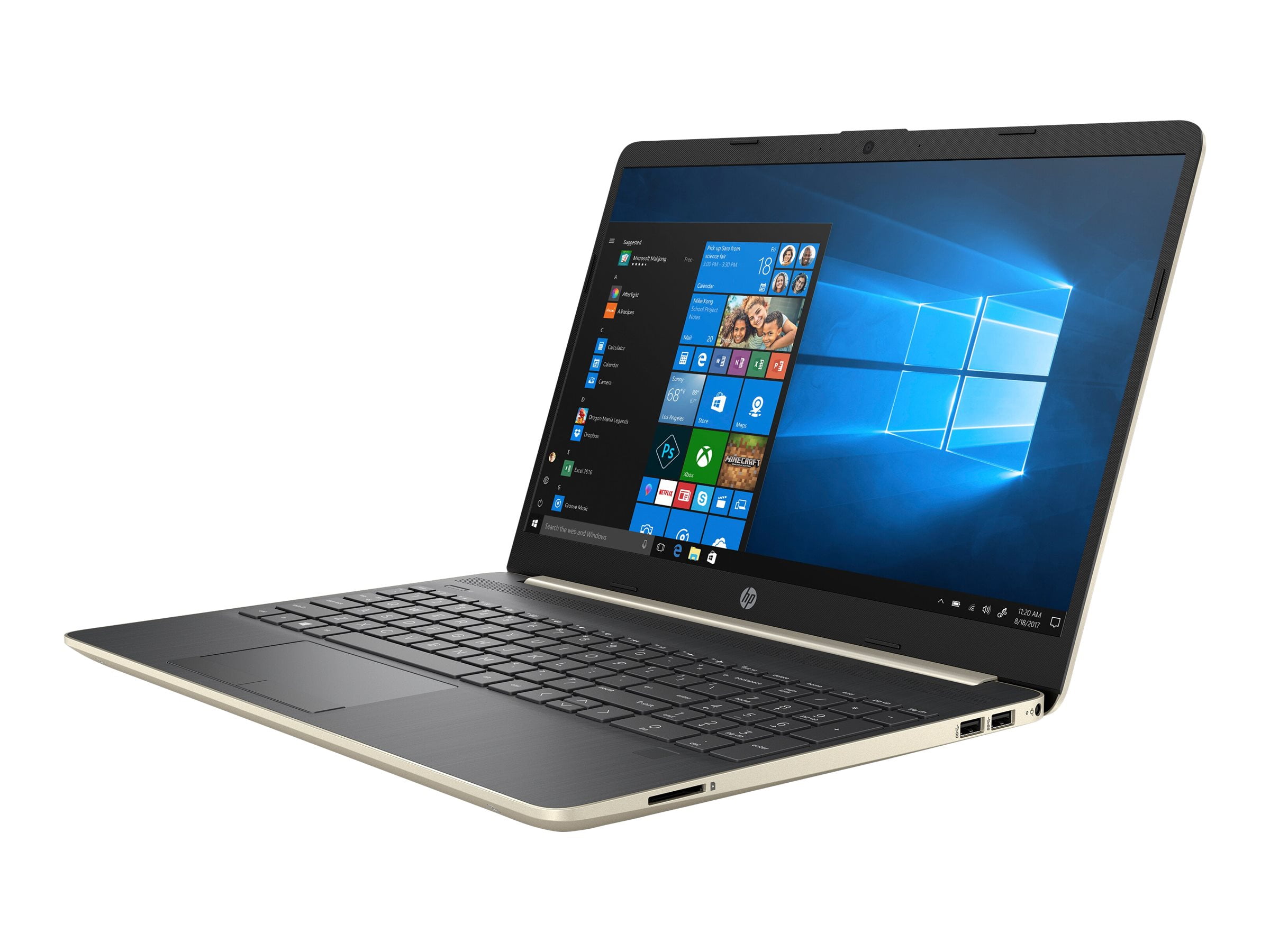 HP 15 Laptop, HD Touch Display, Intel Core i3-8145U, 4GB