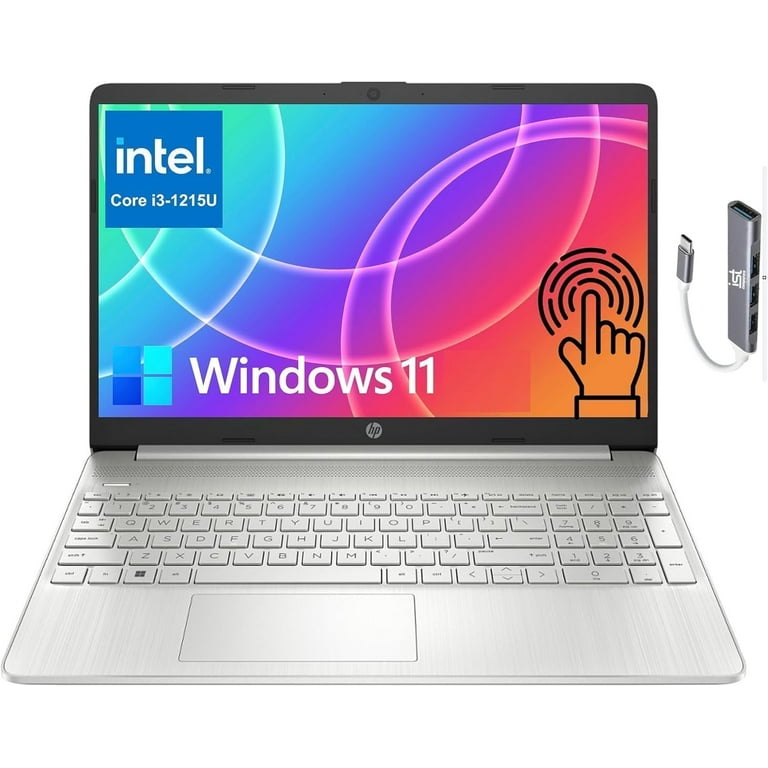 HP 15 Laptop HD Touchscreen, Intel Core i3 (Beat i5-1235U