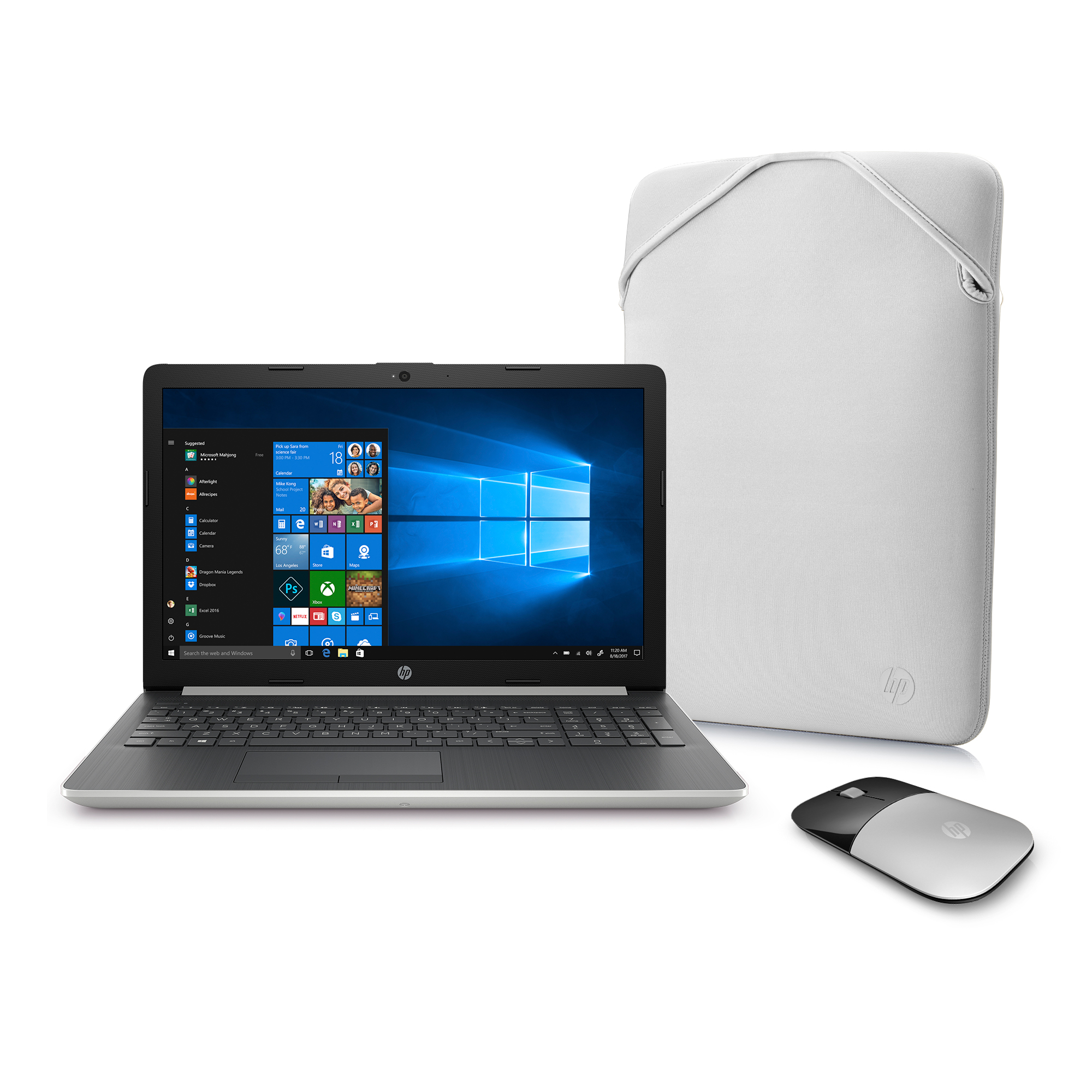 HP 15 Laptop Bundle, 15.6