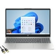 thumbnail image 1 of HP 15 Laptop for Business & Student, 15.6" FHD Anti-Glare Display, AMD 4-Core Ryzen 5 7520U, 16GB LPDDR5, 512GB PCIe SSD, WiFi 6, Keypad, Fast Charge, Webcam, USB-C, Mytrix HDMI Cable, Win 11 Pro, 1 of 8