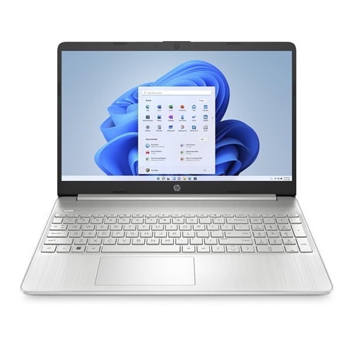 HP 15-dy5059nr 15.6" HD Notebook Computer, Intel Core i5-1235U 1.3GHz, 8GB RAM, 256GB SSD, Windows 11 Home, Natural Silver