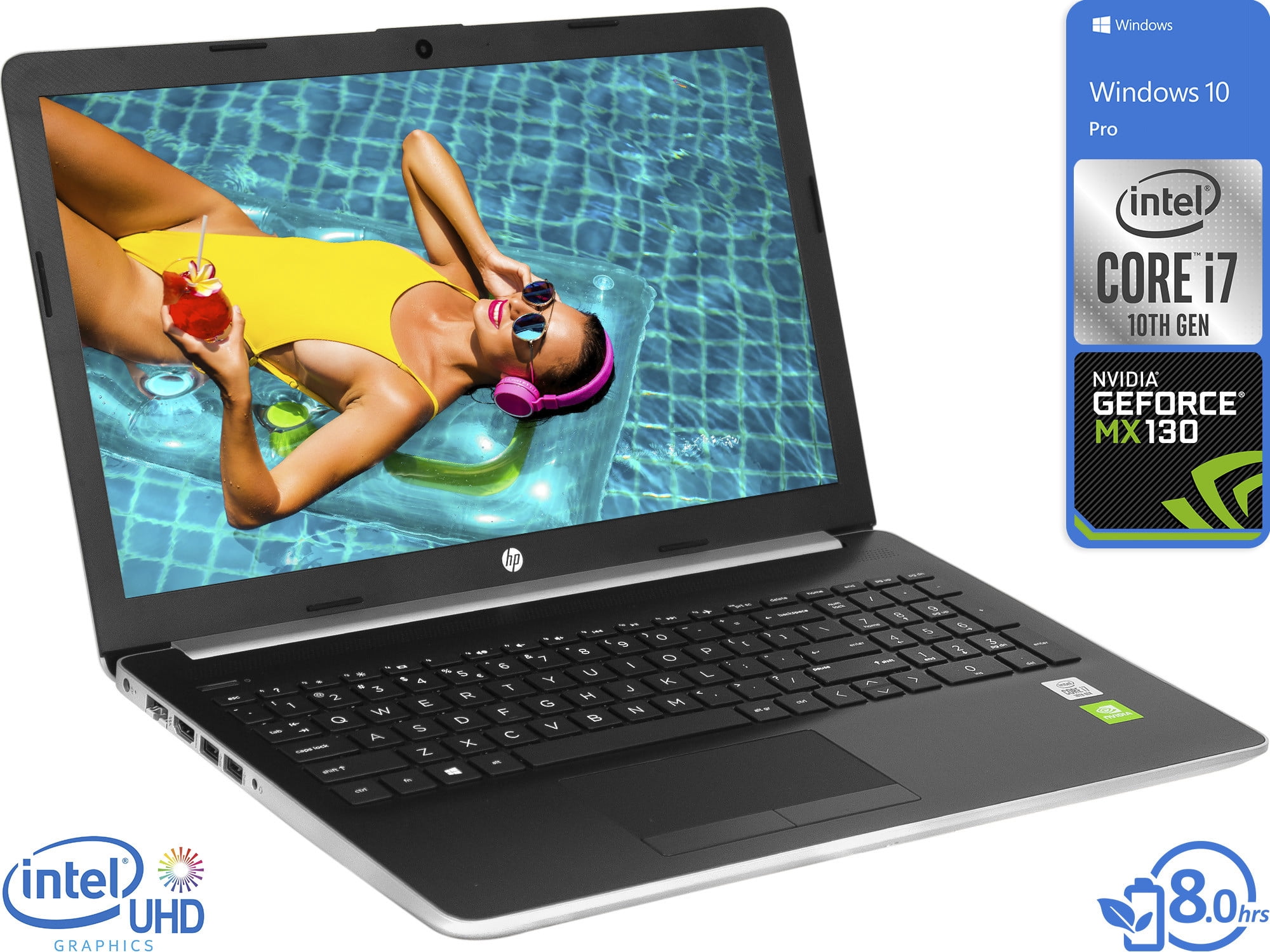 Hp 15-da2026TX core i7-10510U/ssd 128GB-HDD1TB/メモリ8GB/ windows