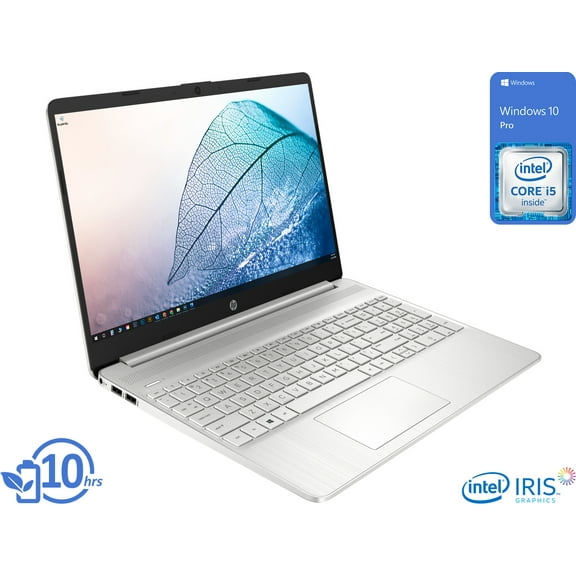 HP 15 Notebook, 15.6" HD Display, Intel Core i5-1135G7 Upto 4.2GHz, 8GB RAM, 256GB NVMe SSD, HDMI, Card Reader, Wi-Fi, Bluetooth, Windows 10 Pro