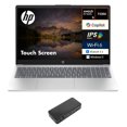 thumbnail image 1 of HP 15 Student & Business Laptop 15.6in Touchscreen IPS FHD Display (AMD Ryzen 5 7520U, 8GB LPDDR5, 2TB PCIe SSD, AMD Radeon, WiFi 6, Webcam, Bluetooth 5.2, Win 11 Pro) w/USB-C Dock, 1 of 7