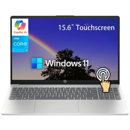 HP 15 Touchscreen Laptop Computer for College Student & Business, 15.6" LED, Intel 13th Gen Core i3-1315U, 32GB RAM, 1TB SSD, Copilot AI, Windows 11 Home