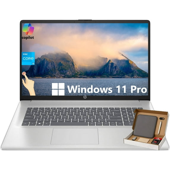 HP 15 Touchscreen Laptop Computer, Intel 13th Core i3-1315U, 15.6" HD Touch Display, 16GB RAM, 512GB SSD, Wi-Fi 6, Business & Student, Copilot, Windows 11 Pro