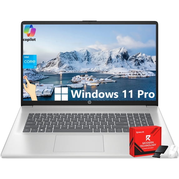 HP 15 Touchscreen Laptop Computer, Intel 13th Core i3-1315U, 15.6" HD Touch Display, 32GB RAM, 2TB SSD, Wi-Fi 6, Business & Student, Copilot, Windows 11 Pro