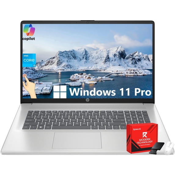 HP 15 Touchscreen Laptop Computer, Intel 13th Core i3-1315U, 15.6" HD Touch Display, 64GB RAM, 1TB SSD, Wi-Fi 6, Business & Student, Copilot, Windows 11 Pro