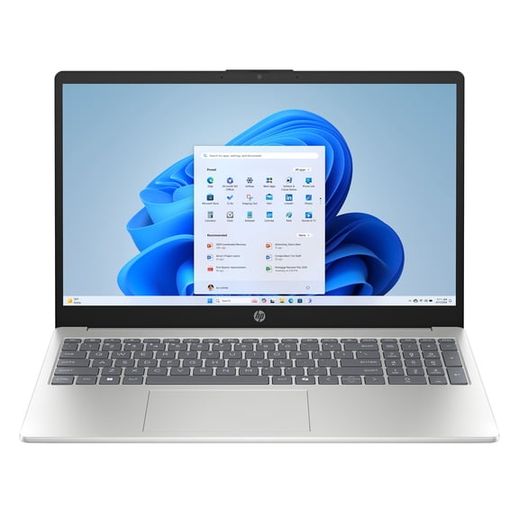 HP 15.6 inch HD Windows Laptop Intel Core Ultra 5 225U 8GB 512GB SSD Natural Silver