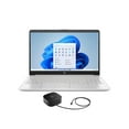 thumbnail image 1 of HP 15-dw3035cl Home/Business Laptop (Intel i5-1135G7 4-Core, 15.6in 60Hz Touch HD (1366x768), Intel Iris Xe, 16GB RAM, 128GB PCIe SSD + 500GB HDD, Backlit KB, Win 11 Home), 1 of 5