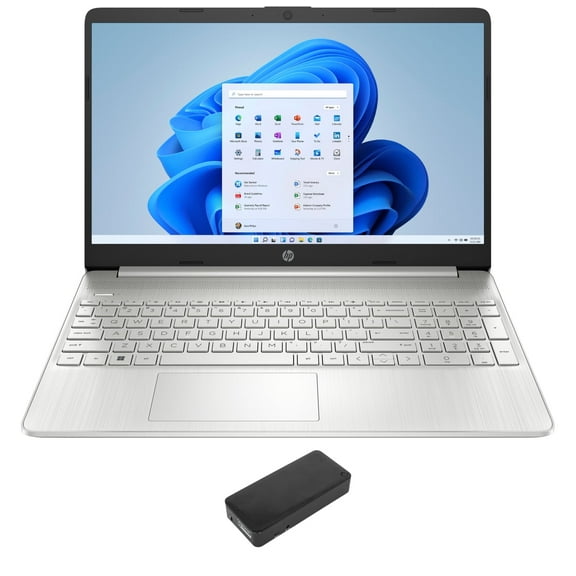 HP 15 dy2795wm Home/Business Laptop (Intel i5-1135G7 4-Core, 15.6in 60Hz Full HD (1920x1080), Intel Iris Xe, 16GB RAM, 256GB m.2 SATA SSD, Wifi, Win 10 Pro) with DV4K Dock