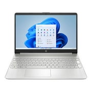 HP 15-dy3142nr 15.6 HD Laptop Computer - Silver Intel Celeron N4500 1.10GHz Processor; 4GB DDR4-2933 RAM; 256GB Solid State Drive; Intel UHD Graphics; Wi-Fi+Bluetooth Combo