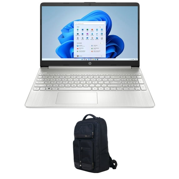 HP 15-dy5097nr Home/Business Laptop (Intel i7-1255U 10-Core, 15.6in 60Hz Full HD (1920x1080), Intel Iris Xe, 16GB RAM, 256GB SSD, Wifi, HDMI, Win 11 Home) with Atlas Backpack