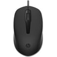 thumbnail image 1 of HP 150 Mouse (Wired Mouse, up to 1.00 DPI, Right Handed Mouse, Left-Handed Mouse) Black, 1 of 1
