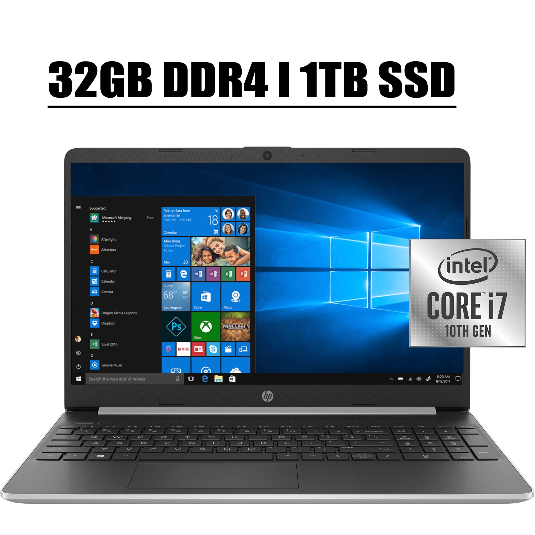 HP 15t 2020 Premium Laptop Computer I HD Micro-Edge