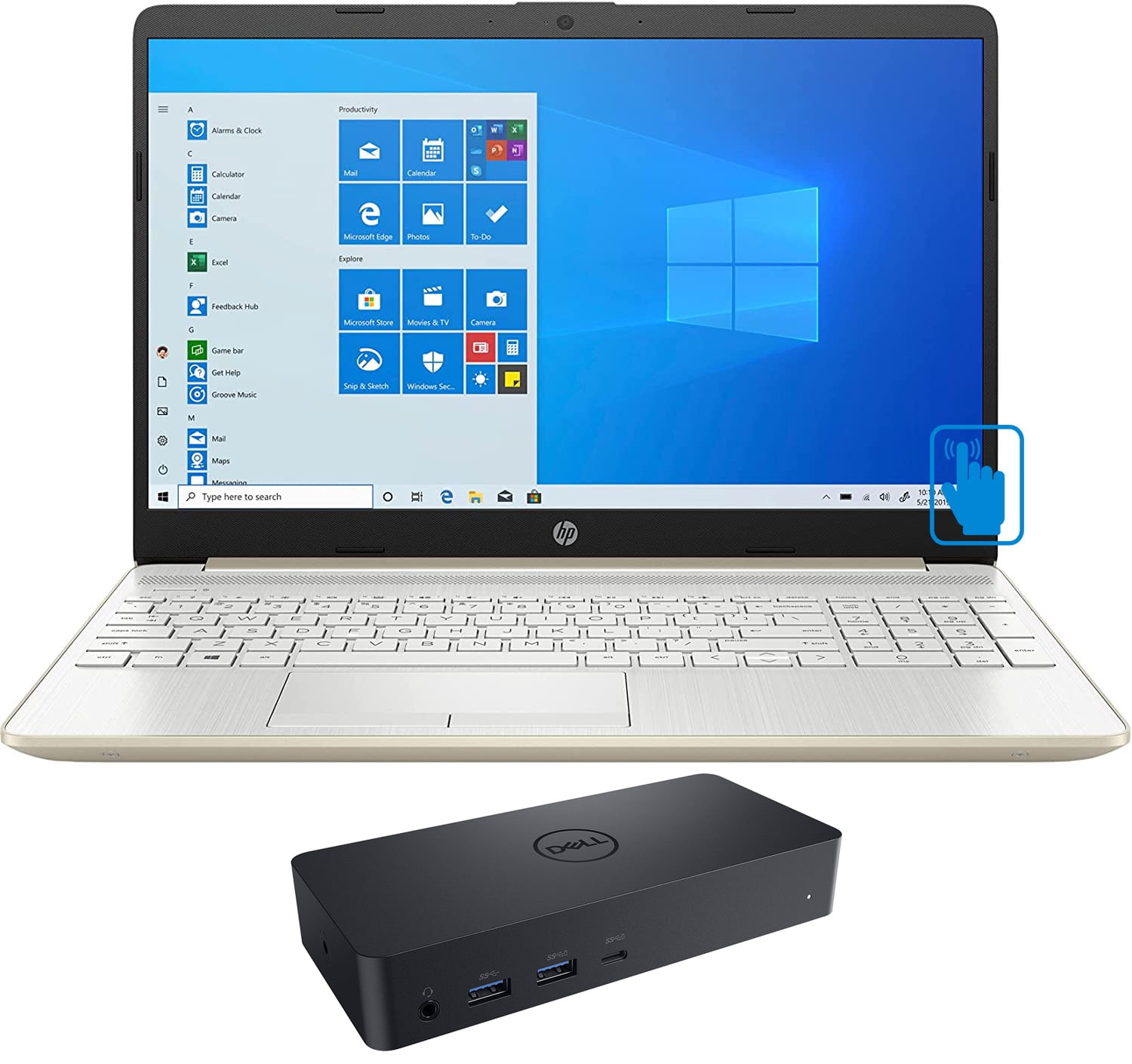 HP 15t- dw300 Home ＆ Business Laptop (Intel i5-1135G7 4-Core, 32GB RAM, 1TB PCIe SSD, Intel Iris Xe, 15.6