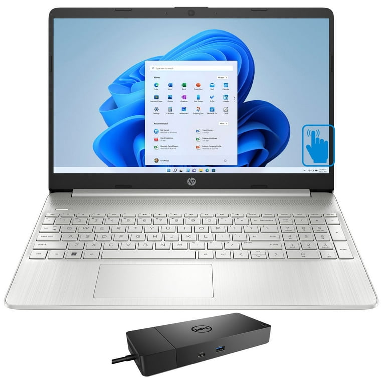 HP 15t dy500 15TDY Home Business Laptop Intel i7 1260P 12 Core 15.6in 60Hz Touch Full HD 1920x1080 Intel Iris Xe 32GB RAM 1TB PCIe SSD Win 10 Pro with WD19S 180W Dock Walmart