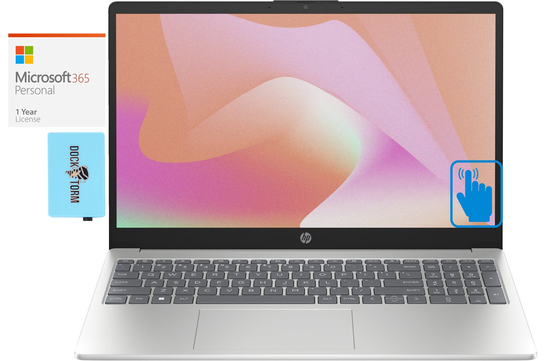 HP 15z Home/Business Laptop (AMD Ryzen 5 7530U 6-Core, 15.6