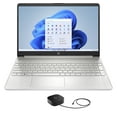 thumbnail image 1 of HP 15z-ef3000 Home/Business Laptop (AMD Ryzen 5 5625U 6-Core, 15.6in 60Hz Full HD (1920x1080), AMD Radeon, 64GB RAM, 8TB PCIe SSD, Wifi, Win 11 Pro) with G5 Essential Dock, 1 of 7