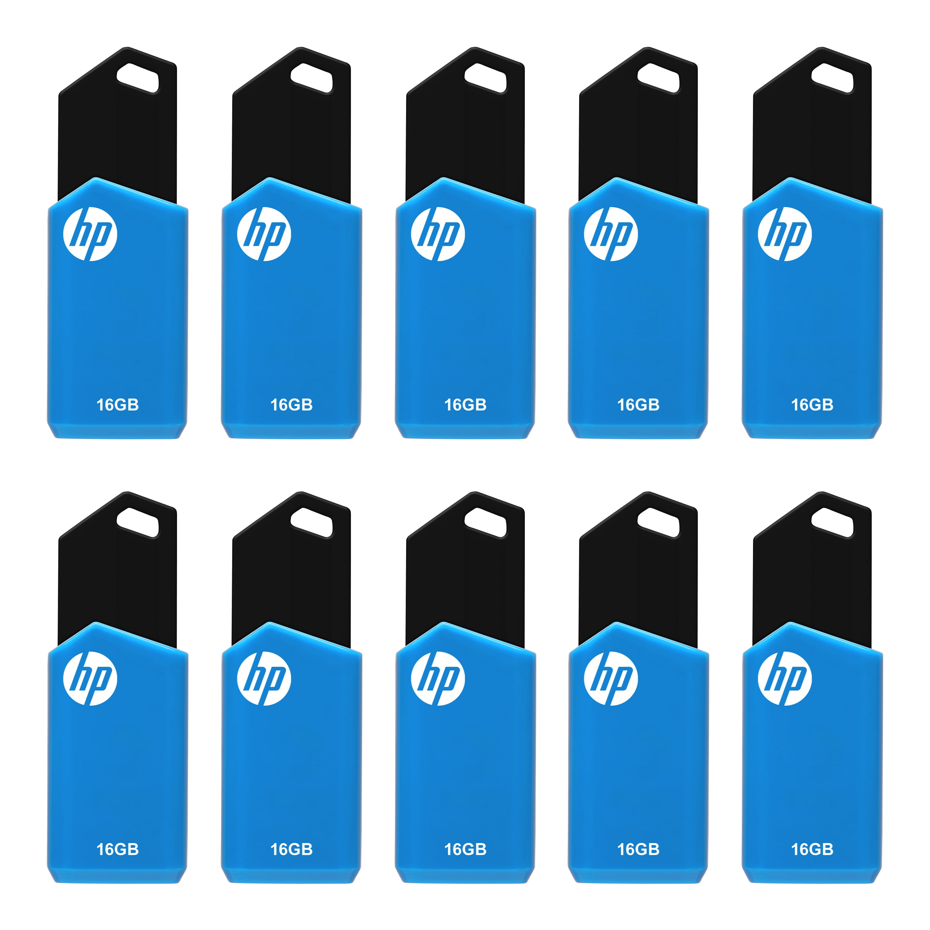 HP 16GB v150w USB 2.0 Flash Drive 10-Pack