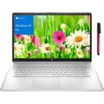 thumbnail image 1 of HP 17 17.3" FHD Windows 10 Pro Business Laptop Computer, Hexa-Core AMD Ryzen 5 5500U up to 4.0GHz (Beat i5-1135G7), 16GB DDR4 RAM,256GB PCIe SSD, AC WiFi, Fingerprint Reader, USB PEN, 1 of 8