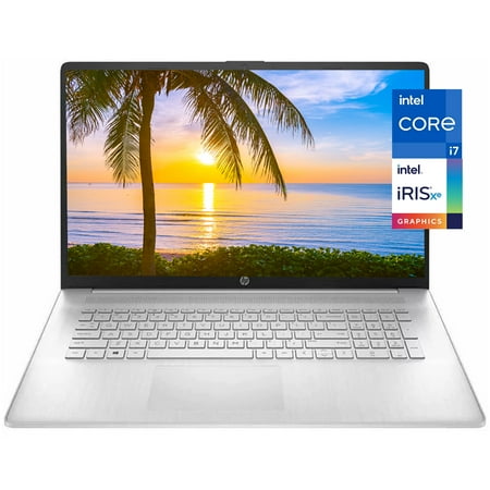 HP 17 17.3" HD+ Business Laptop Computer, 12th Gen Intel 10-Core i7-1255U, 64GB RAM, 1TB PCIe SSD, Iris Xe Graphics, Wi-Fi, BT, HDMI, Windows 11 Home, w/Office Accessories