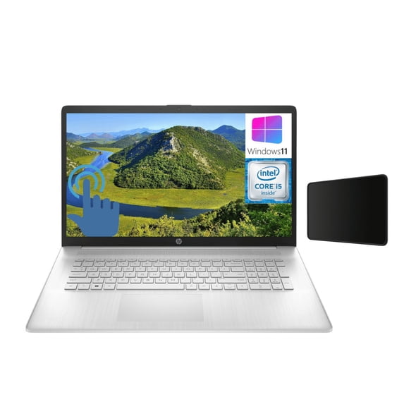 HP 17 17.3" HD+ Touchscreen Laptop, 12th Gen Intel 10-Core i5-1235U (Beat i7-1195G7), 16GB DDR4 RAM, 1TB SSD, 802.11AC WiFi, Bluetooth 5.0, Silver, Windows 11