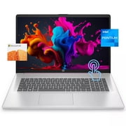 HP 17 17.3" HD+ Touchscreen [Windows 11 Pro S] Business Laptop Computer, Intel Pentium N200(Up to 3.7Ghz), 8GB RAM, 256GB SSD, 1-Year Office 365, Long Battery Life, Wi-Fi 5, Bt 5, HDMI, Lavender