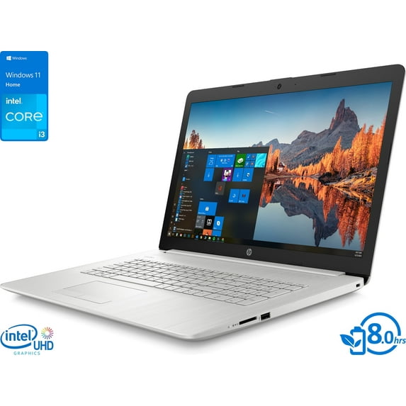 HP 17 17.3" Laptop, Intel Core i3-1115G4 up to 4.1GHz, 32GB, 1TB SSD, 17byi311-321nH