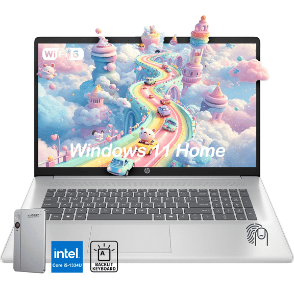 HP 17.3 Business Laptop, Intel 10-Core i5 1334U, Windows 11 Home, 32GB RAM, 512GB SSD, w/Accessory