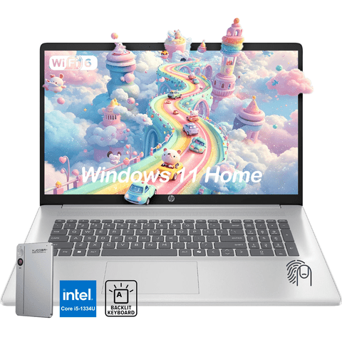 HP 17.3 Business Laptop, Intel 10-Core i5 1334U, Windows 11 Home, 8GB RAM, 256GB SSD, w/Accessory