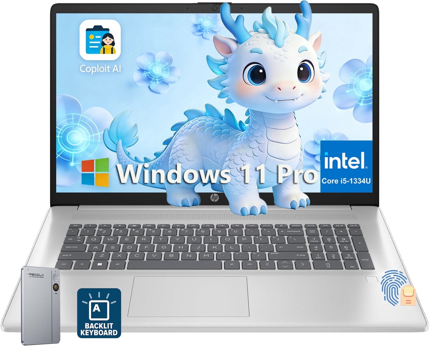 HP 17.3in HD Touchscreen Laptop 10th Gen Intel i5 8GB RAM 256GB
