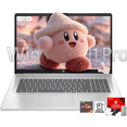 thumbnail image 1 of HP 17.3" Business Student Laptop, AMD Ryzen 5 7430U, Wi-Fi 6, Win 11 Pro, 12 GB RAM, 512GB SSD, Natural Silver, w/Accessories, 1 of 7