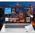 thumbnail image 1 of HP 17.3" Diagonal HD touchscreen Laptop, Intel Core i5-1335U Processor, 64GB RAM,2TB SSD,Backlit Keyboard, Webcam, Wi-Fi 6, Bluetooth,Windows 11 Pro, Silver, 1 of 7