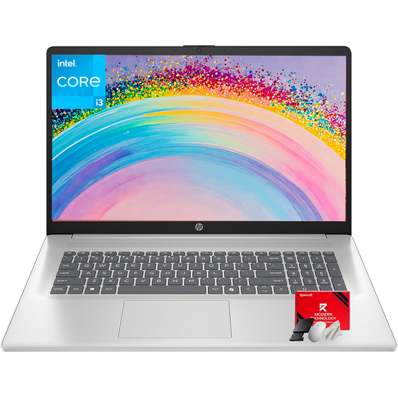HP 17.3" FHD Business Laptop for Business&Students, Intel 8-Core i3-N305, 8GB RAM|512GB SSD, WIFI 6, Bluetooth 5.4, AI Copilot Key, Windows 11 Pro