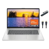 HP 17.3'' FHD Display Laptop, AMD Ryzen 5 7520U Processor, 8GB DDR5 RAM, 1TB SSD, AMD Radeon Graphics, Bluetooth, Wi-Fi, Silver, Win11 Home Mazepoly Accessories