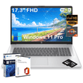 thumbnail image 1 of HP 17.3" FHD Flagship Laptop for Business and Students, AMD Ryzen 5 7430U (6-core), 300 nits IPS Display, 16GB DDR4, 512GB SSD, Wi-Fi 6, Windows 11 Pro, 1 of 7