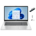 thumbnail image 1 of HP 17.3" FHD Laptop, AMD Ryzen 5 7430U, 24GB Memory, 1TB SSD, Windows 11 Home in S Mode, Natural Silver with Mazepoly Accessories, 1 of 6