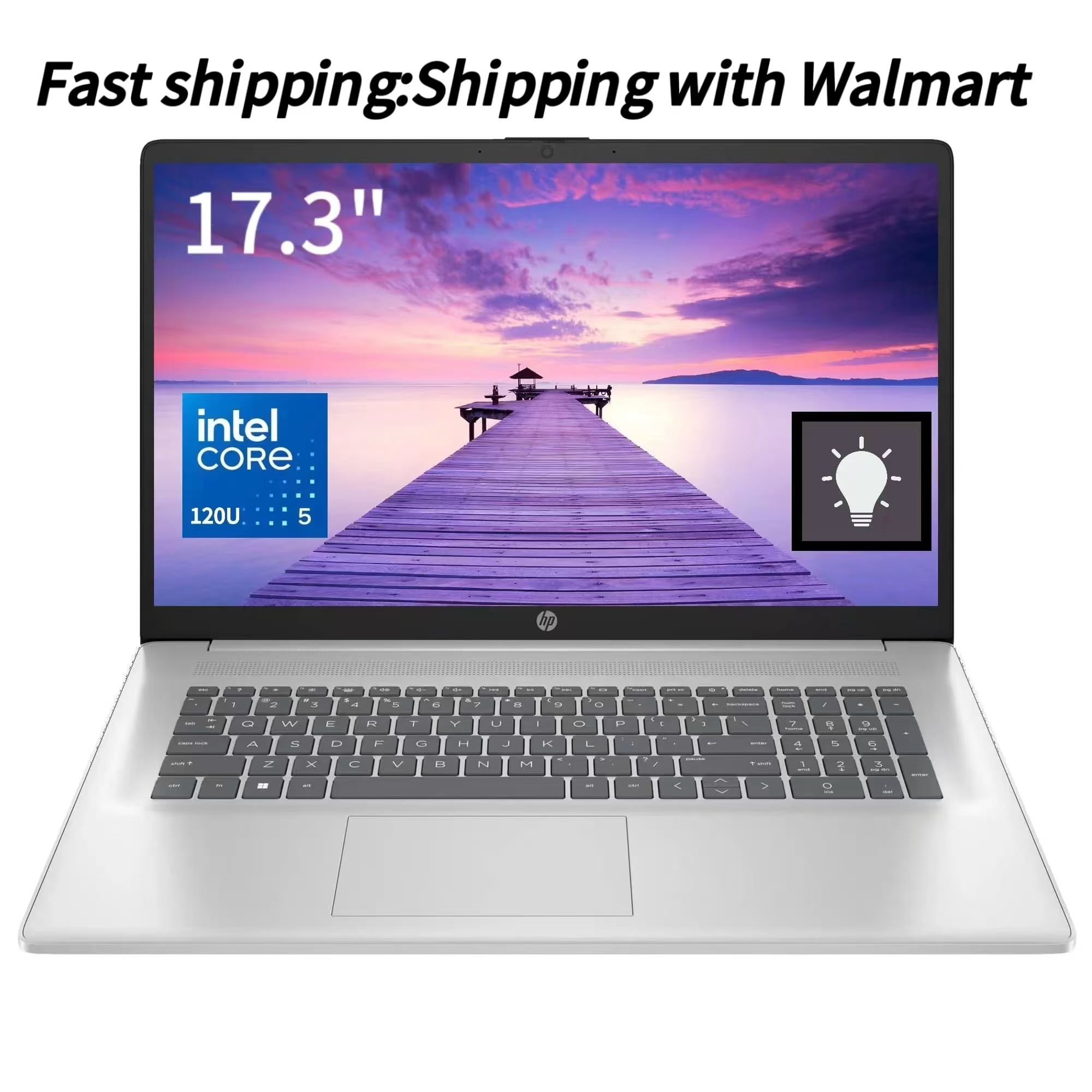 HP 17.3" FHD Laptop,Intel® Core™ 5 120U (Beat i5-1335U) Processor, 16GB RAM, 1TB SSD, Intel Graphics, Wi-Fi 6, Numeric Keypad, HDMI, Windows 11 Home